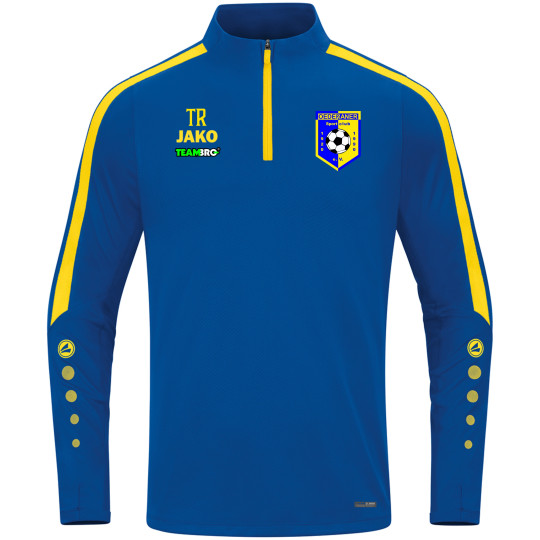 Oederaner SC Herren Ziptop blau/gelb