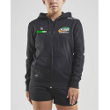 KSB SOE Damen Kapuzenjacke schwarz