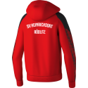 SV Heinrichsort  Rödlitz Kinder Kapuzenjacke rot/schwarz