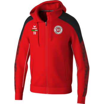 SV Heinrichsort  Rödlitz Herren Kapuzenjacke rot/schwarz