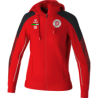 SV Heinrichsort  Rödlitz Damen Kapuzenjacke rot/schwarz