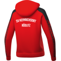 SV Heinrichsort  Rödlitz Damen Kapuzenjacke rot/schwarz