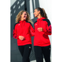 SV Heinrichsort  Rödlitz Damen Kapuzenjacke rot/schwarz