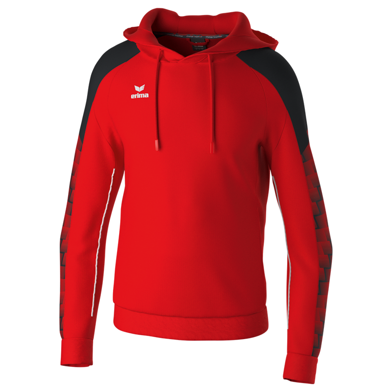 SV Heinrichsort  Rödlitz Herren Kapuzensweat rot/schwarz