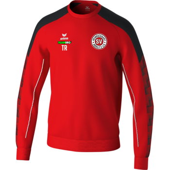 SV Heinrichsort  Rödlitz Herren Sweatshirt rot/schwarz