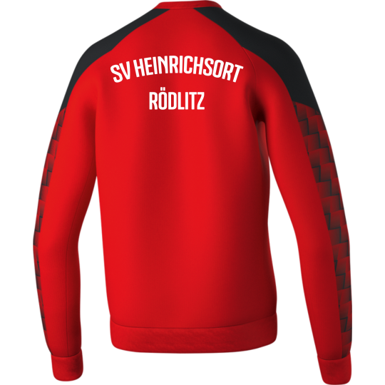 SV Heinrichsort  Rödlitz Herren Sweatshirt rot/schwarz