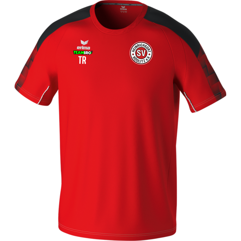 SV Heinrichsort  Rödlitz Herren T-Shirt rot/schwarz