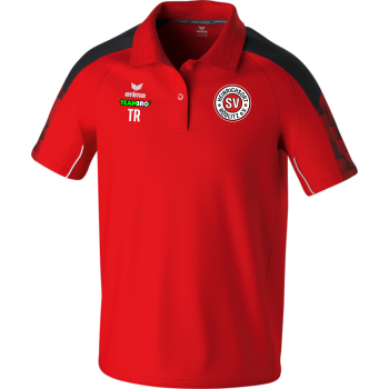 SV Heinrichsort  Rödlitz Herren Polo rot/schwarz