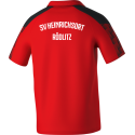 SV Heinrichsort  Rödlitz Herren Polo rot/schwarz