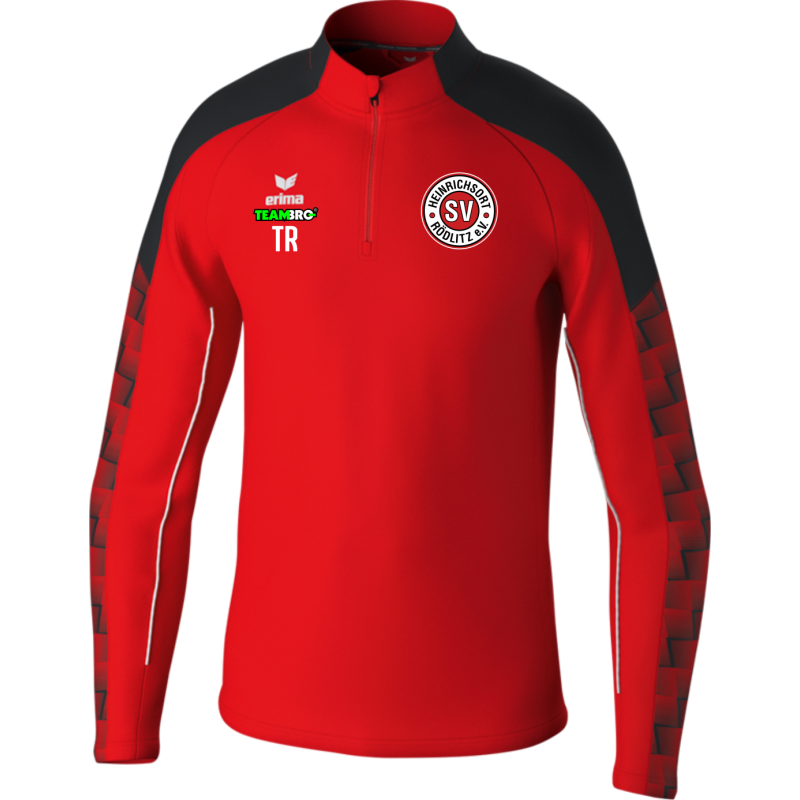 SV Heinrichsort  Rödlitz Herren Trainingstop rot/schwarz