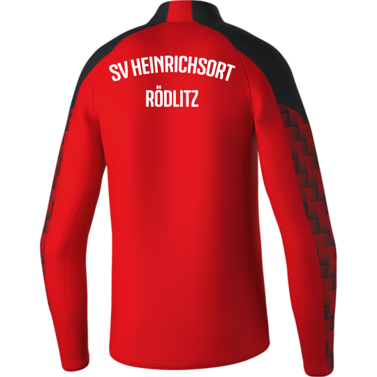 SV Heinrichsort  Rödlitz Herren Trainingstop rot/schwarz
