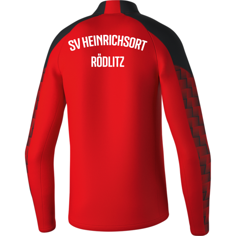 SV Heinrichsort  Rödlitz Herren Trainingstop rot/schwarz