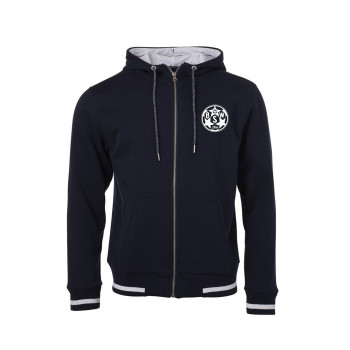 BSW Lausitz Unisex Club Sweat Jacket navy/weiss