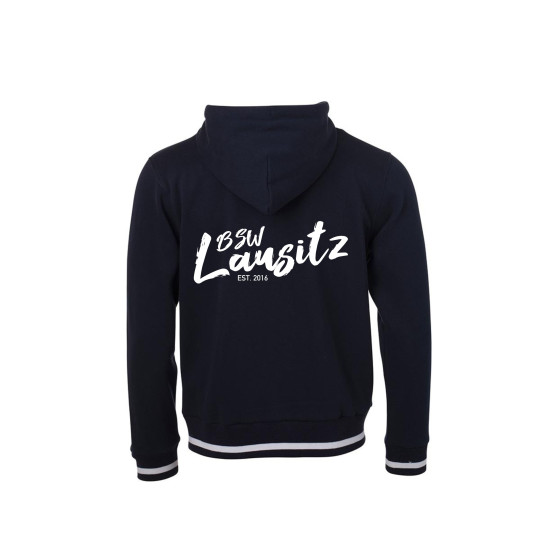 BSW Lausitz Unisex Club Sweat Jacket navy/weiss