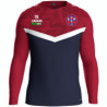 BSW Lausitz Herren Sweatshirt marine/chili rot
