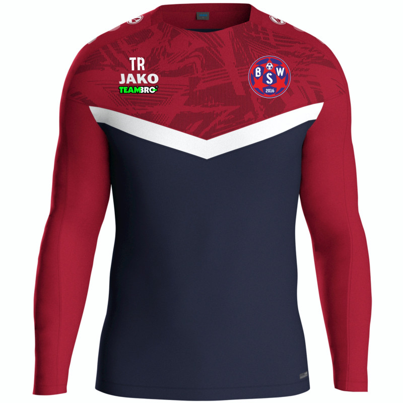 BSW Lausitz Kinder Sweatshirt marine/chili rot