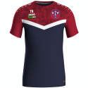 BSW Lausitz Herren T-Shirt marine/chili rot