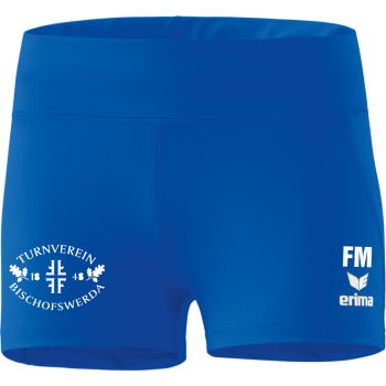 TV 1848 Bischofswerda Hotpants Damen blau
