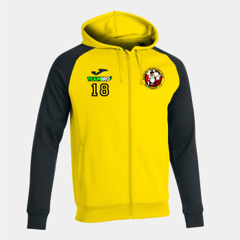 Freitaler Pinguine Unisex Kapuzenjacke gelb/schwarz