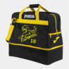 Freitaler Pinguine  Sporttasche M mit Bodenfach schwarz/gelb