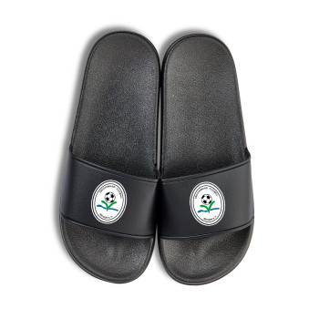 KVF Meissen  Badelatschen schwarz/weiss