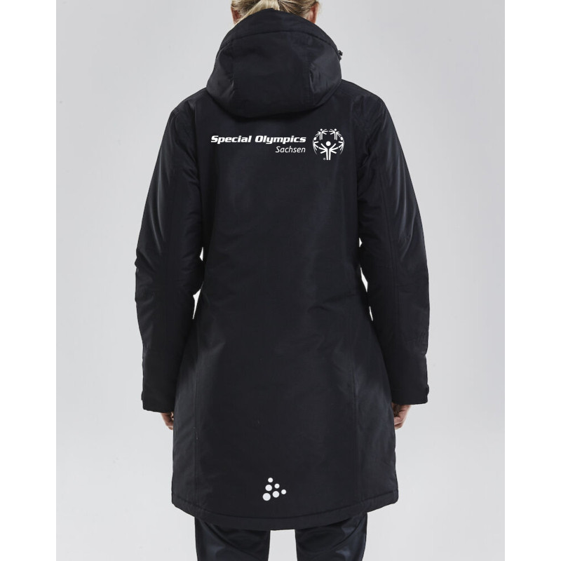 Special Olympics Damen Parka schwarz