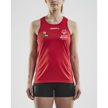 Special Olympics Damen Singlet rot