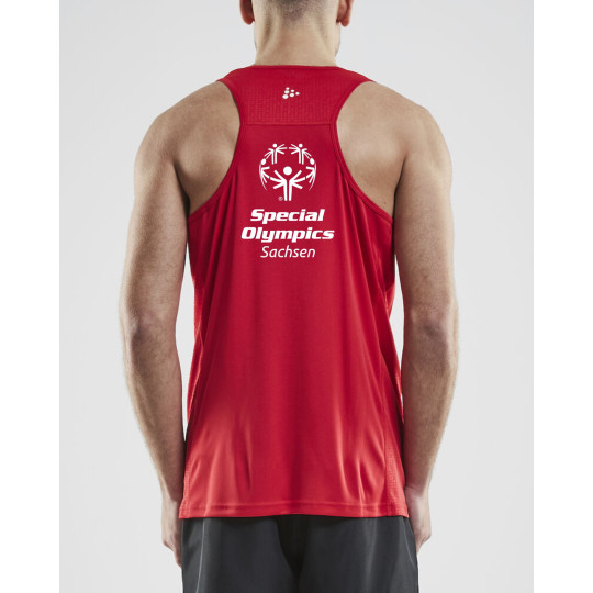 Special Olympics Herren Singlet rot