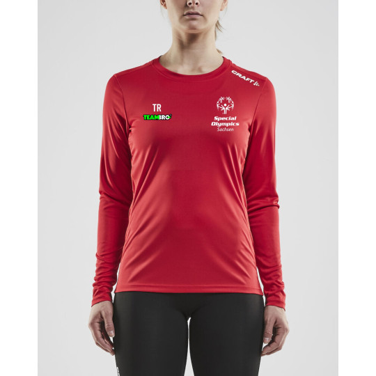 Special Olympics Damen LA Laufshirt rot