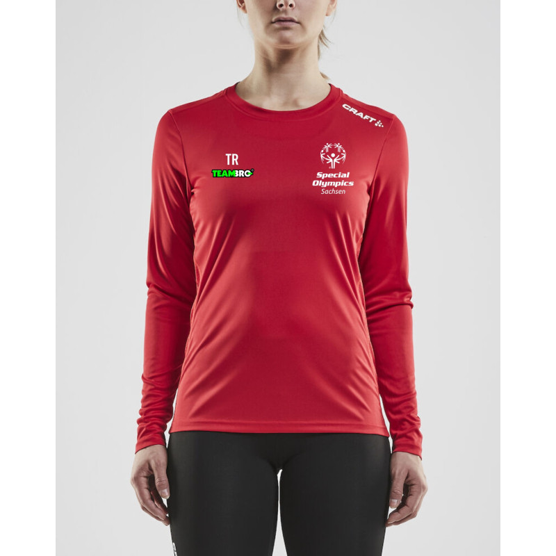 Special Olympics Damen LA Laufshirt rot