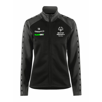 Special Olympics Damen Trainingsjacke schwarz