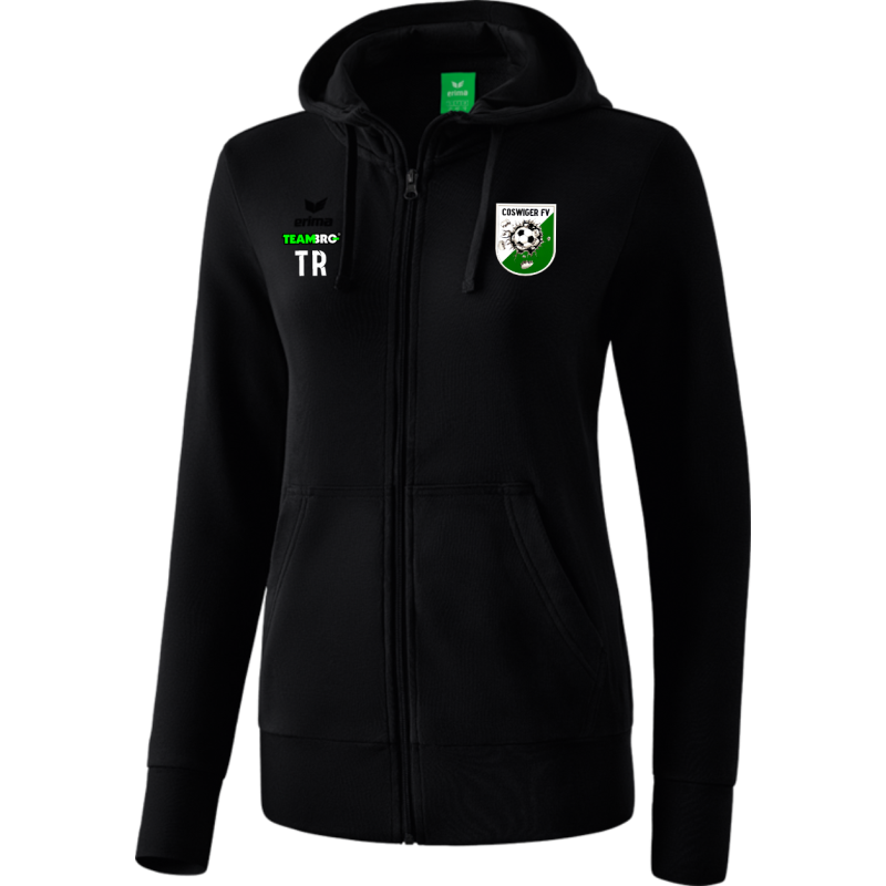 Coswiger FV Damen Kapuzensweatjacke