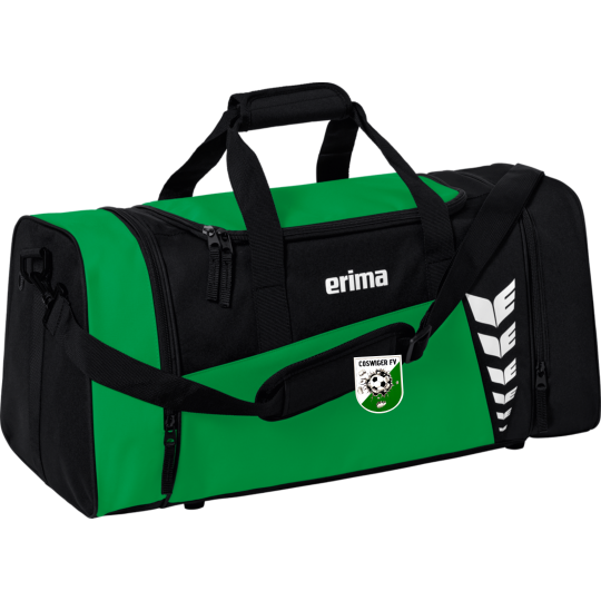 Coswiger FV MEDIUM Sporttasche smaragd/schwarz