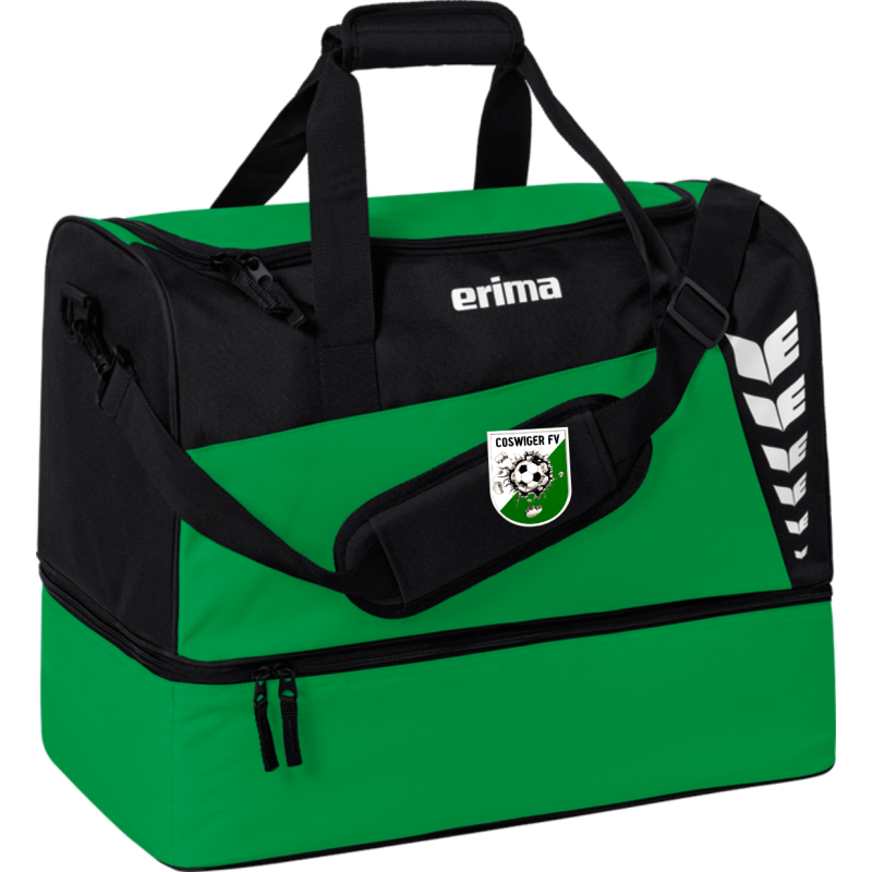 Coswiger FV LARGE Sporttasche mit Bodenfach smaragd/schwarz