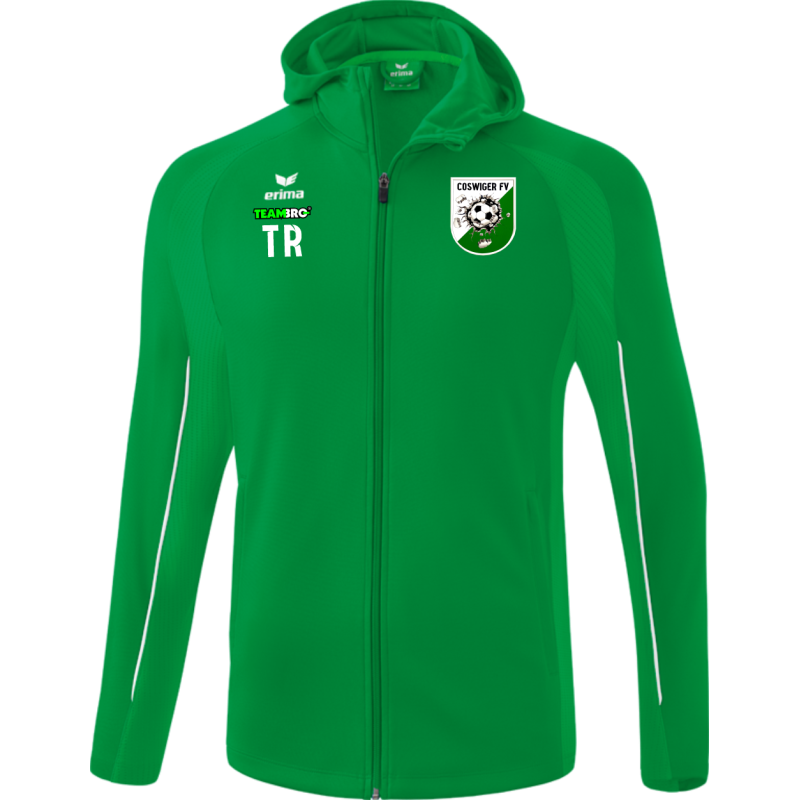 Coswiger FV Herren Trainingsjacke mit Kapuze