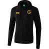 SG Gittersee Herren Kapuzensweatjacke schwarz
