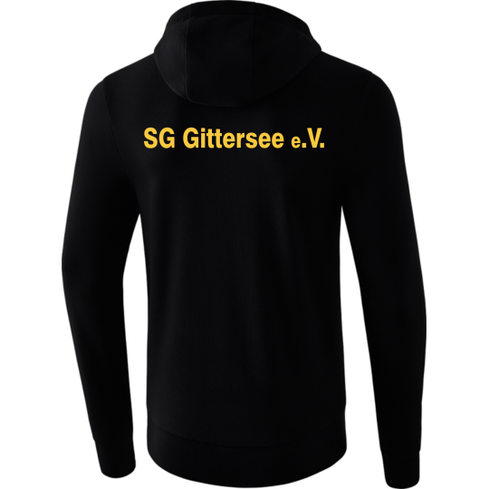 SG Gittersee Herren Kapuzensweatjacke schwarz