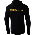 SG Gittersee Herren Kapuzensweatjacke schwarz