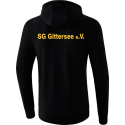 SG Gittersee Kinder Kapuzensweat schwarz