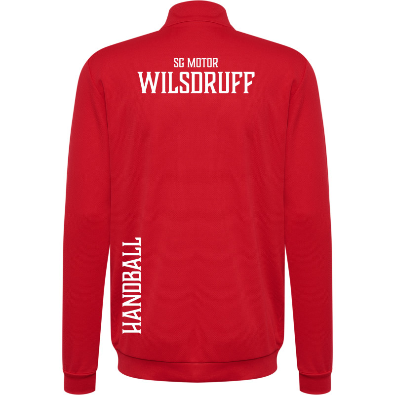 SG Motor Wilsdruff Handball Kinder Trainingsjacke rot