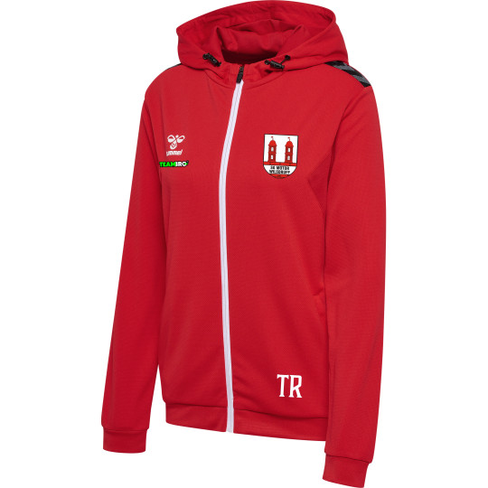 SG Motor Wilsdruff Handball Damen Kapuzenjacke rot