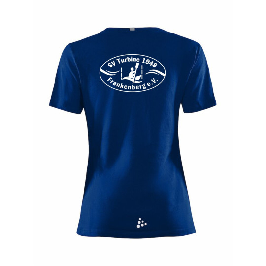 Turbine Frankenberg KANU Damen Function Tee blau