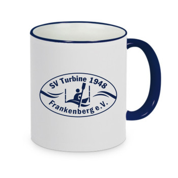 Turbine Frankenberg KANU  Tasse weiss/blau