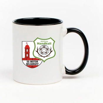 SG Motor Wilsdruff Handball  Tasse schwarz/weiss