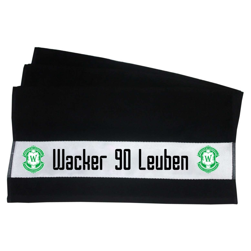 Wacker Leuben  Duschtuch schwarz