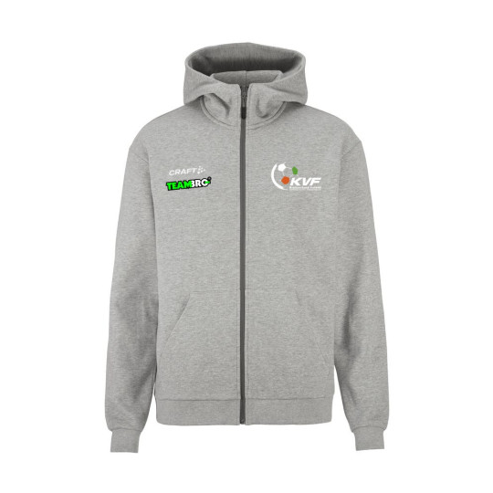 KVF SOE Herren Kapuzenjacke grau
