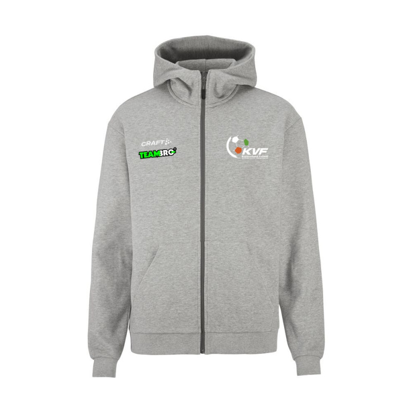 KVF SOE Herren Kapuzenjacke grau