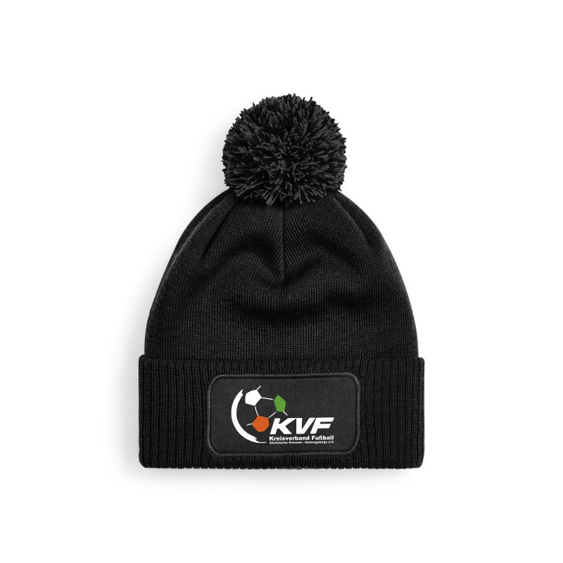 KVF SOE  Bommelmütze schwarz
