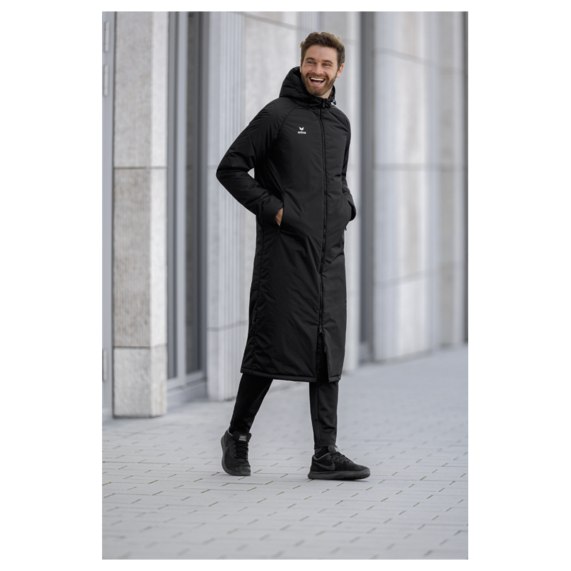 EVD Unisex Stadionmantel schwarz