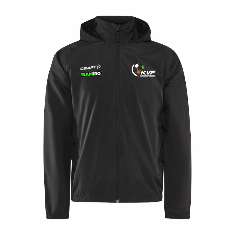 KVF SOE Kinder Regenjacke schwarz